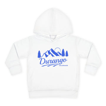 Durango, Colorado Toddler Hoodie - Unisex Mountain Durango Pullover Sweatshirt, Kids Hooded Jumper, Colorado Souvenir