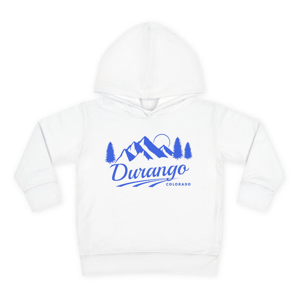 Durango, Colorado Toddler Hoodie - Unisex Mountain Durango Pullover Sweatshirt, Kids Hooded Jumper, Colorado Souvenir