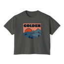 Women's Golden, Colorado Boxy Graphic Tee - Slightly Cropped-3