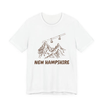 New Hampshire Mountain T-Shirt — Vintage Gondola Ski Mountain Tee - 0