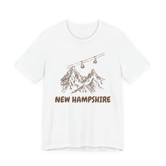New Hampshire Mountain T-Shirt — Vintage Gondola Ski Mountain Tee