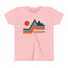 Crested Butte, Colorado Youth Shirt - Retro Mountain Crested Butte Kid's T-Shirt