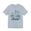 Bend, Oregon Graphic Tee - Mountain Illustration Bend T Shirt