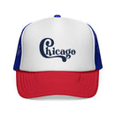 Chicago, Illinois Retro Style Trucker Hat-4