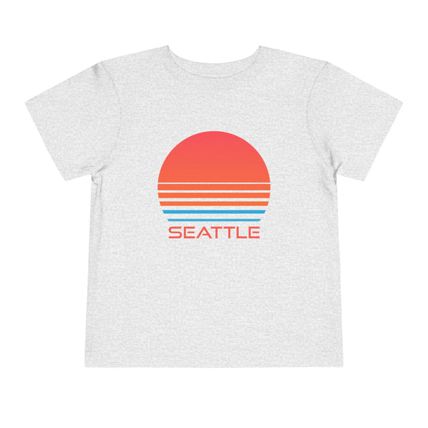 Seattle, Washington Toddler T-Shirt - Retro 80s Toddler Seattle Shirt