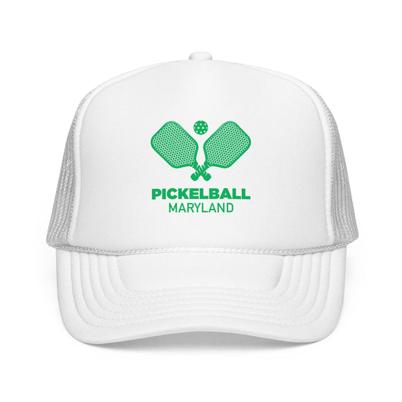 Kids Maryland Pickleball Trucker Hat - Youth Snapback Cap