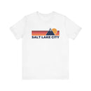 Retro Salt Lake City, Utah T-shirt, Mountain Tee, Vintage Salt Lake City Unisex Jersey Shirt, Outdoor Hiking Apparel-1