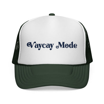 Buy dark-green Vacay Mode Retro Trucker Hat