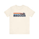 Madison, Wisconsin T Shirt - Retro Jetski PWC Graphic Tee-2
