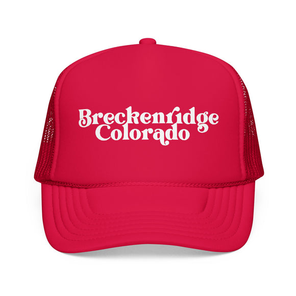 Breckenridge, Colorado Trucker Hat - Foam Breckenridge Cap