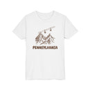 Pennsylvania Youth T-Shirt — Vintage Gondola Ski Mountain Tee-2