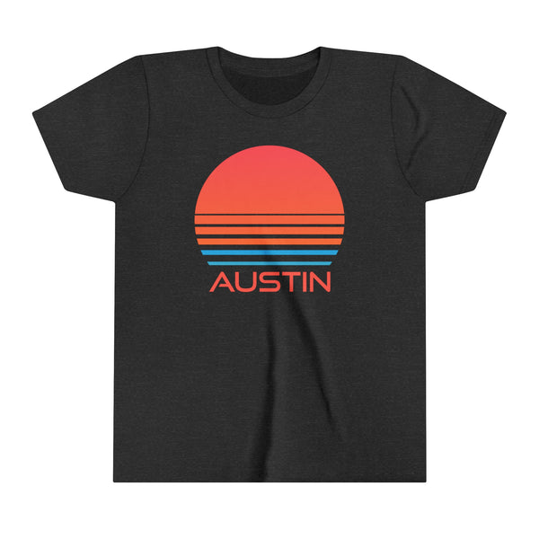 Austin, Texas Youth Shirt - Retro 80s Austin Kid's T-Shirt