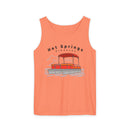 Hot Springs, Arkansas Tank Top Unisex - Pontoon Boat - Comfort Colors - 100% Cotton-1