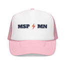 Minneapolis, Minnesota Retro Trucker Hat - Lightning Foam Cap-3