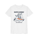 North Conway, New Hampshire Yeti Snowboard Youth Tee - Kids Skiing Shirt-2