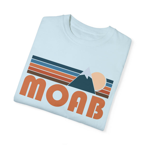 Moab, Utah Graphic Tee, Comfort Colors Retro Unisex Moab T shirt, Mountain Adventure Shirt