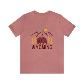 Wyoming T-Shirt - Retro Unisex Wyoming Shirt