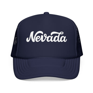 Buy dark-navy Nevada Trucker Hat - Nevada Cap