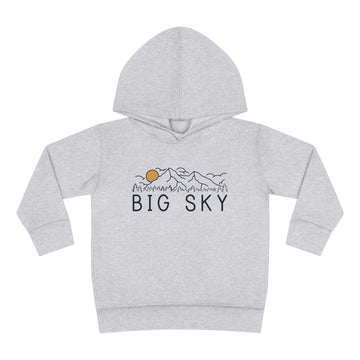 Big Sky, Montana Toddler Hoodie - Unisex Big Sky Toddler Sweatshirt - 0