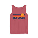 Hawaii Retro Sunstripe Tank Top | Comfort Colors - 100% Cotton-5