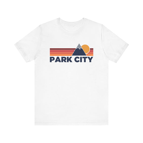 Retro Park City, Utah T-shirt, Mountain Tee, Vintage Park City Unisex Jersey Shirt, Outdoor Hiking Apparel