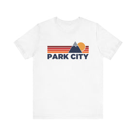 Retro Park City, Utah T-shirt, Mountain Tee, Vintage Park City Unisex Jersey Shirt, Outdoor Hiking Apparel