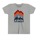 Aspen, Colorado Youth Shirt - Retro Mountain Aspen Kid's T-Shirt-4