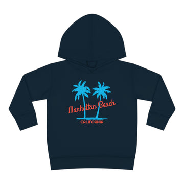 Buy navy Manhattan Beach, California Toddler Hoodie - Unisex Manhattan Beach Toddler Sweatshirt
