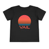 Vail, Colorado Toddler T-Shirt - Retro 80s Toddler Vail Shirt