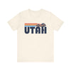 Utah T Shirt - Retro Jetski PWC Graphic Utah Tee