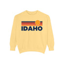 Idaho Sunset Stripes Sweatshirt | Comfort Colors - 100% Cotton-1