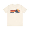 Retro Lake Tahoe, California T-shirt, Mountain Tee, Vintage Lake Tahoe Unisex Jersey Shirt, Outdoor Hiking Apparel