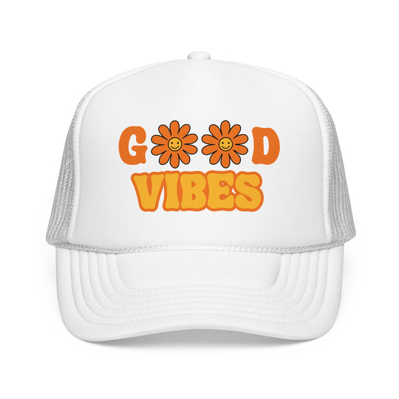 Good Vibes Trucker Hat Boho