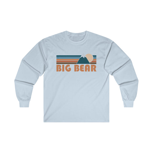 Big Bear, California Long Sleeve Shirt - Retro Unisex Big Bear Long Sleeve Tee