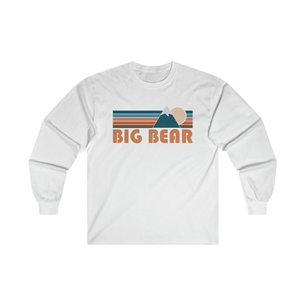 Big Bear, California Long Sleeve Shirt - Retro Unisex Big Bear Long Sleeve Tee