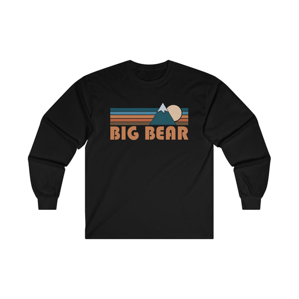 Big Bear, California Long Sleeve Shirt - Retro Unisex Big Bear Long Sleeve Tee