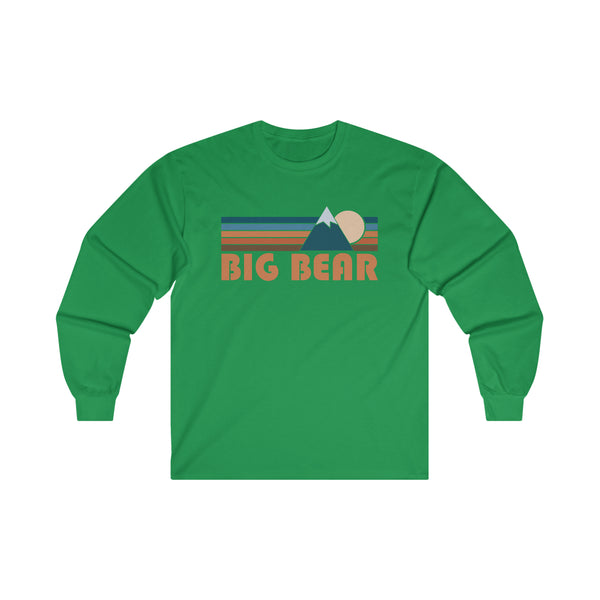 Big Bear, California Long Sleeve Shirt - Retro Unisex Big Bear Long Sleeve Tee