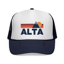 Alta, Utah Retro Mountains Trucker Hat - Vintage Style Alta Cap-4