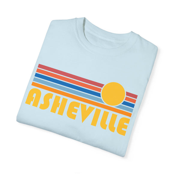 Asheville, North Carolina Graphic Tee, Comfort Colors Retro Unisex Asheville T shirt