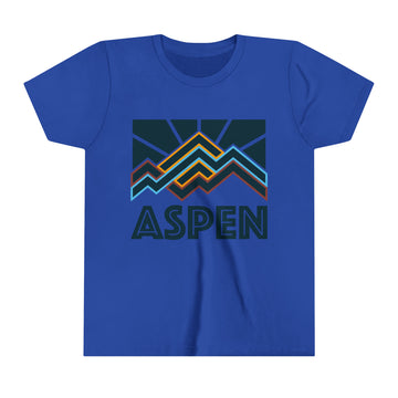 Buy true-royal Aspen, Colorado Youth T-Shirt - Kids Aspen Shirt