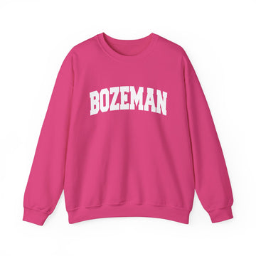 Buy heliconia Bozeman, Montana Sweatshirt - Unisex Graphic Crewneck
