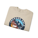 Jackson Hole, Wyoming Sweatshirt - Ski Lift Jackson Hole Crewneck Sweatshirt-9