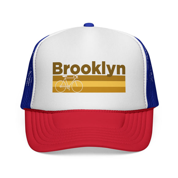 Brooklyn New York Trucker Cap - Retro Bike