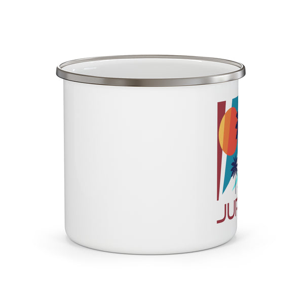 Jupiter, Florida Camp Mug - Retro Enamel Campfire Jupiter Mug