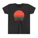 Boulder, Colorado Youth Shirt - Retro 80s Boulder Kid's T-Shirt-3