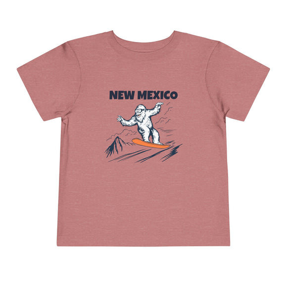 New Mexico Yeti Snowboard Toddler Tee
