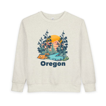 Oregon Toddler Sweatshirt - Oregon Toddler Crewneck Sweatshirt