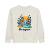Oregon Toddler Sweatshirt - Oregon Toddler Crewneck Sweatshirt