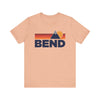 Retro Bend, Oregon T-shirt, Mountain Tee, Vintage Bend Unisex Jersey Shirt, Outdoor Hiking Apparel