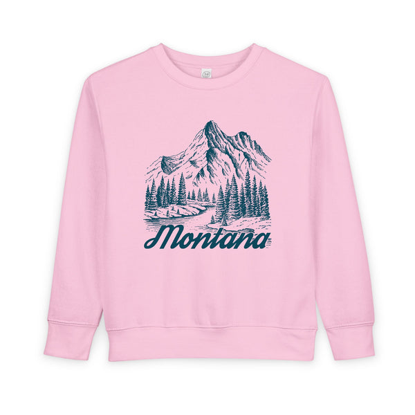 Montana Toddler Sweatshirt - Montana Toddler Crewneck Sweatshirt